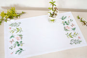 Table Topper - Cross Stitch Kit Table Cloth, FM019 Tablecloth Kits - HobbyJobby