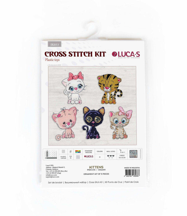 Toys Cross Stitch Kit Luca-S - Kittens JK033 - Luca-S