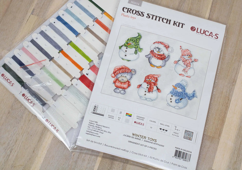 Toys Cross Stitch Kit Luca-S - Winter Toys, JK034 - Luca-S