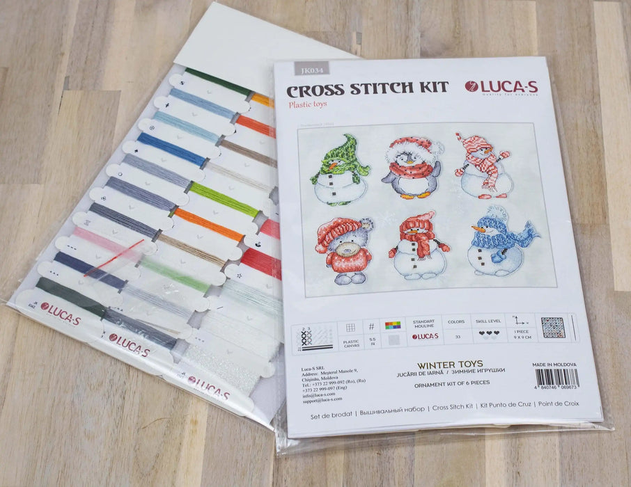 Toys Cross Stitch Kit Luca-S - Winter Toys, JK034 - Luca-S