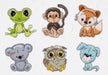 Toys Cross Stitch Kits - Friends 1, JK038 Cross Stitch Toys - HobbyJobby