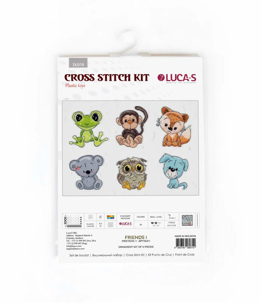 Toys Cross Stitch Kits - Friends 1, JK038 Cross Stitch Toys - HobbyJobby