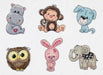 Toys Cross Stitch Kits - JK041 Friends 4 Cross Stitch Toys - HobbyJobby