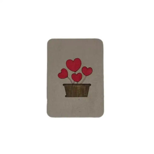 Wooden needle case. Needle case. Romance. KF056/17 Needle Cases - HobbyJobby