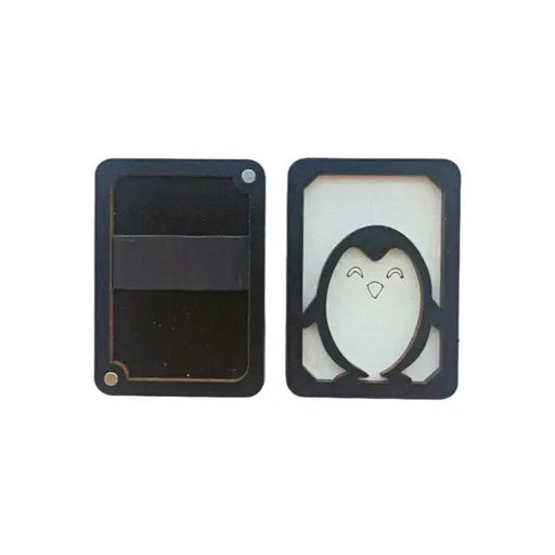 Wooden Needle Case. Penguin. Needle Cases - HobbyJobby