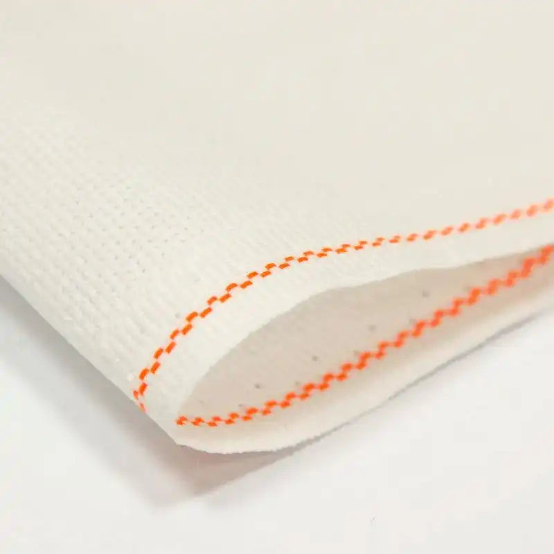 Zweigart Aida 16 Count Needlework Fabric Color 101 Natural White Fabric - HobbyJobby