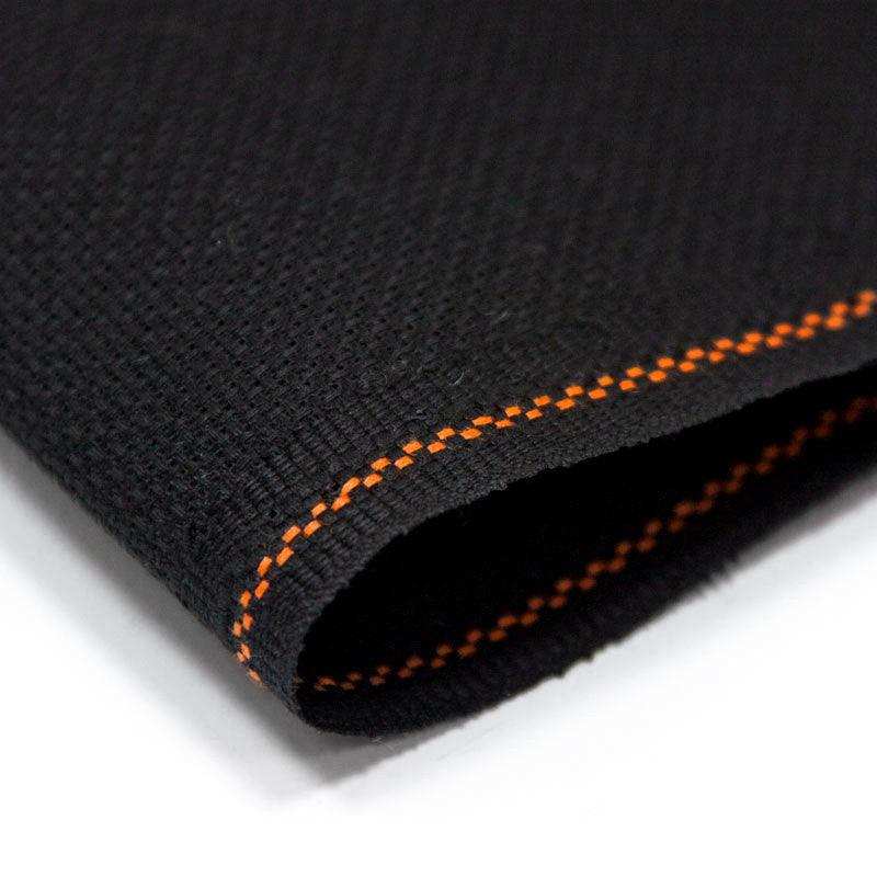 Zweigart Aida 18 Count Needlework Fabric Color 720 Black Fabric - HobbyJobby